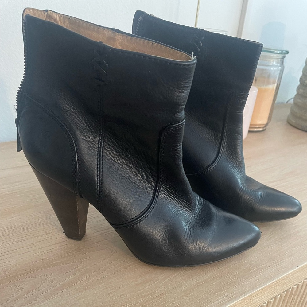 FRYE leather booties